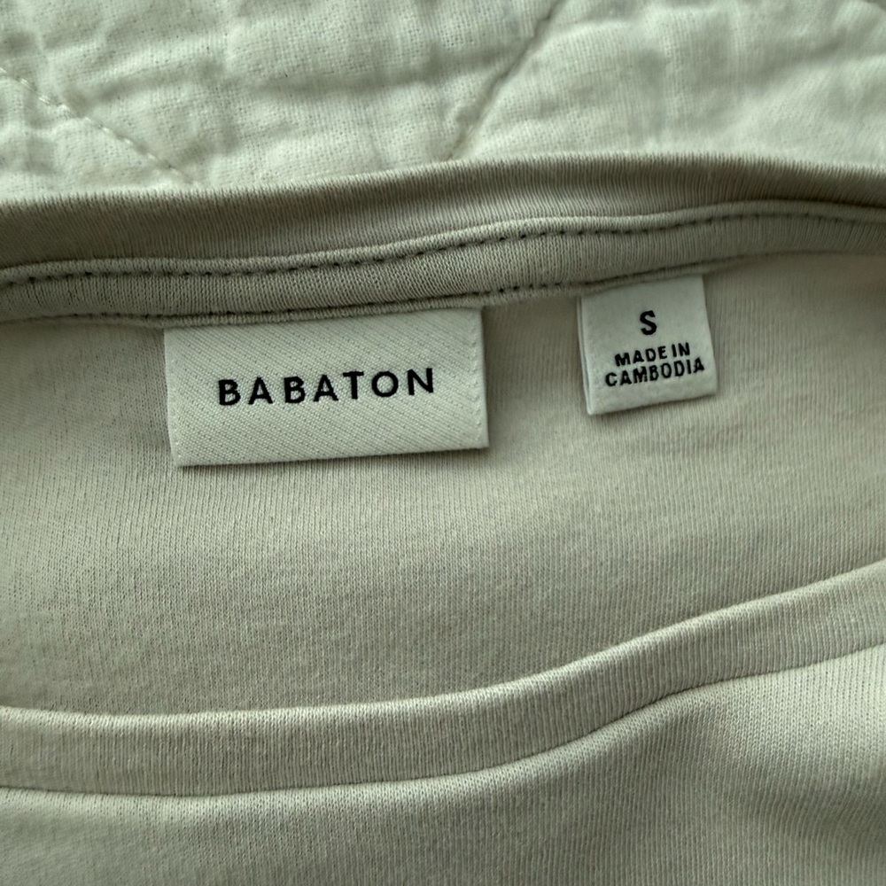 Babaton Light Gray Short Sleeve Tee - Picture 3 of 8